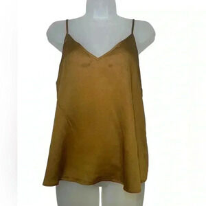 Ettitude Bamboo New NWOT Brown Copper Tank Top Size Medium Cami